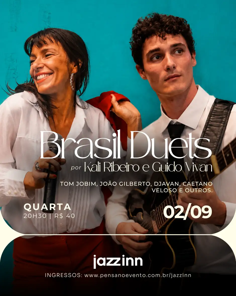 BRASIL DUETS por Kali Ribeiro e Guido Vivan