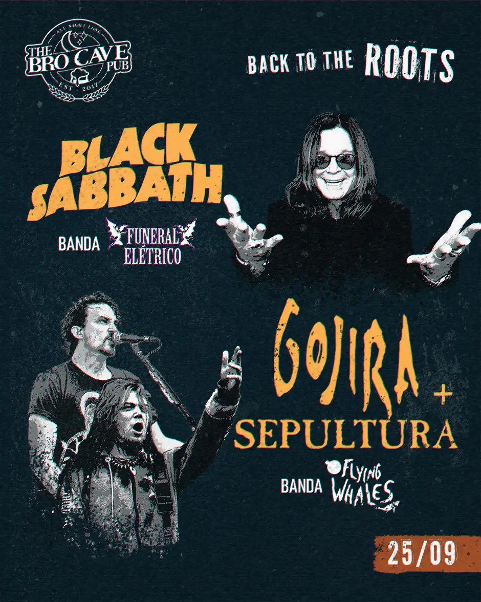 👺 Back to the Roots: TRIBUTOS DE BLACK SABBATH + GOJIRA & SEPULTURA 👺