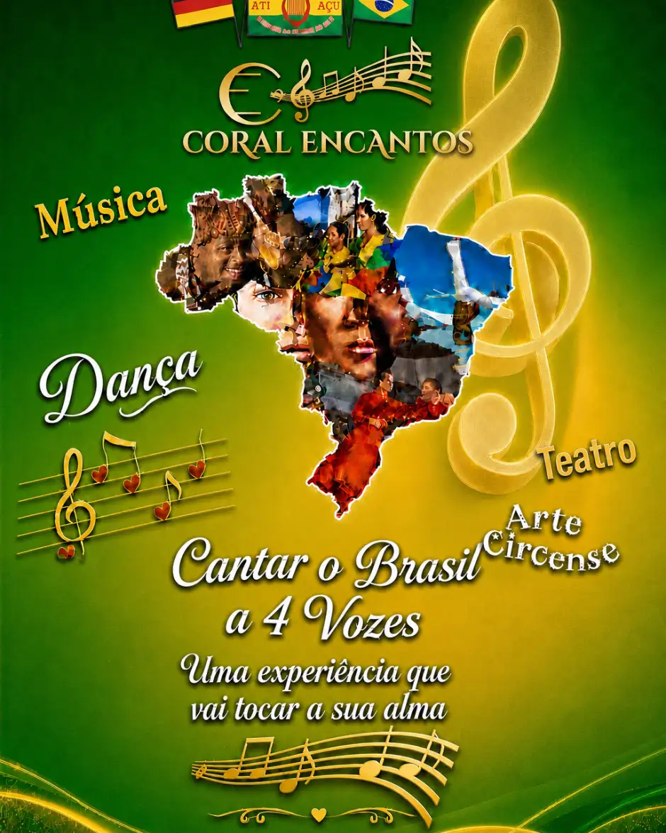 CANTAR O BRASIL A 4 VOZES