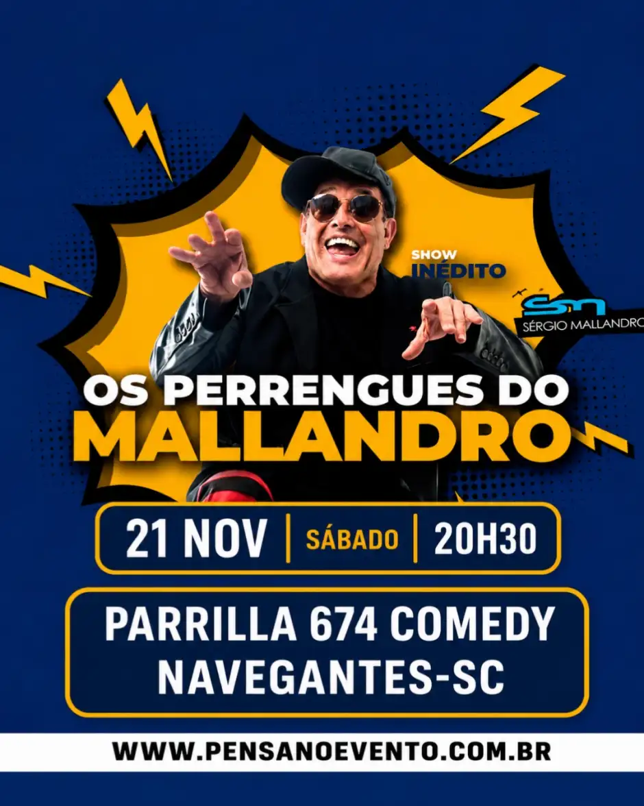 Sergio Mallandro em OS PERRENGUES DO MALLANDRO