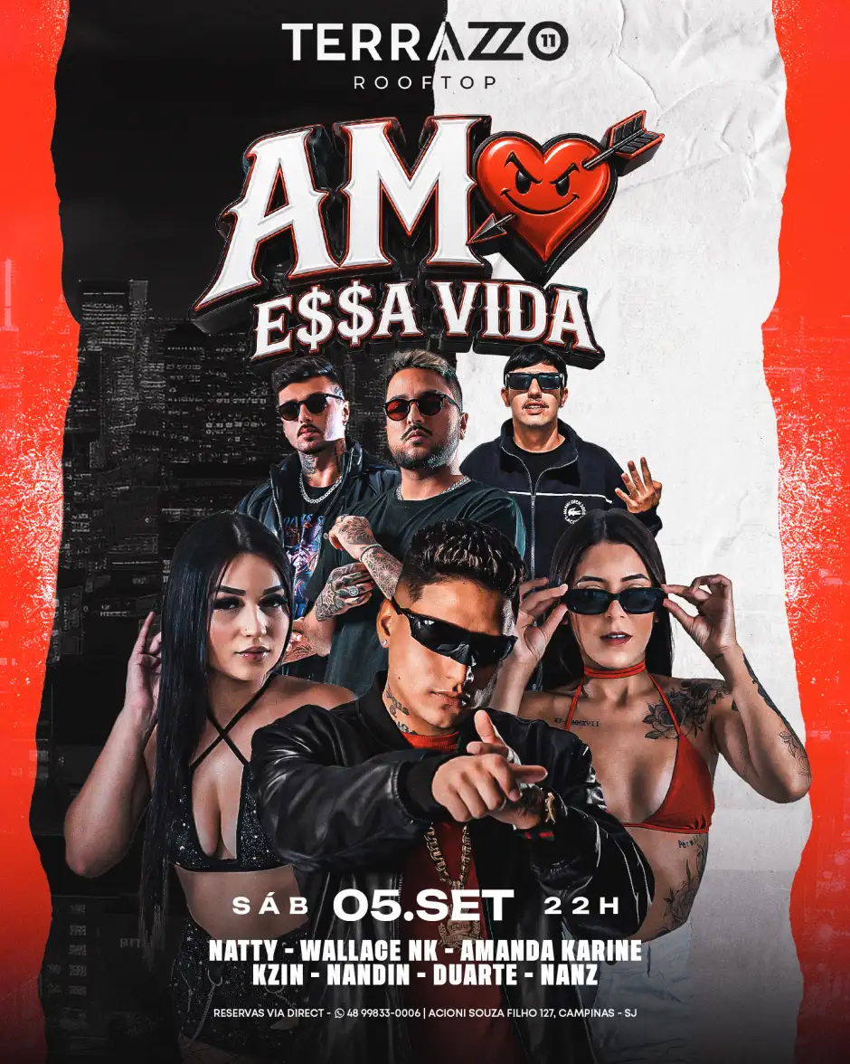 AMO ESSA VIDA - Wallace NK + Natty + Amanda + Kzin + Nandin + Duarte + Nanz