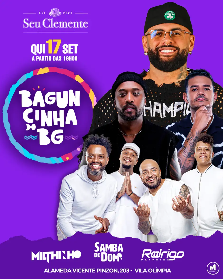 🟢 BAGUNCINHA DO BG & CONVIDADOS - 16.09 ✔️