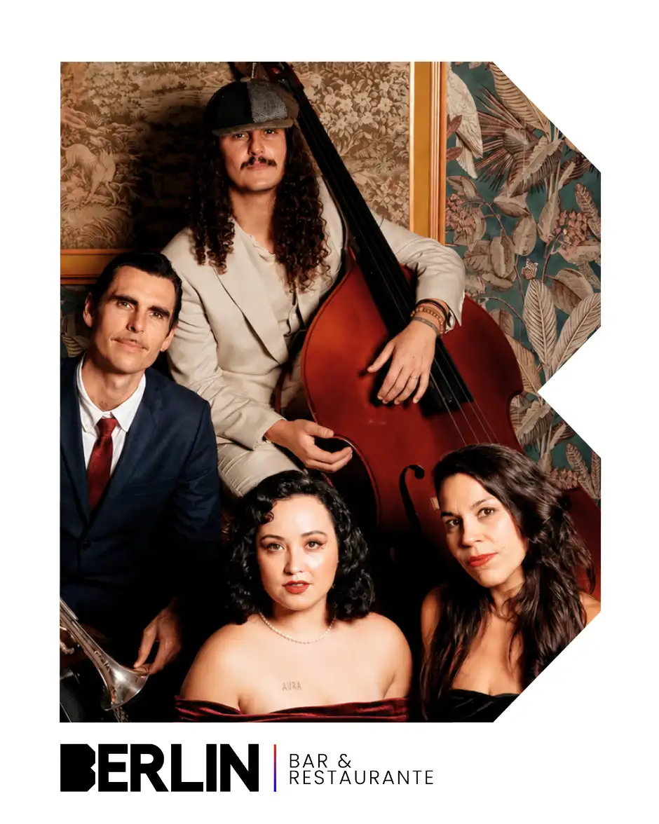 Hot Swing Jazz com NINA ROUGE & THE LELESWING STOMPERS