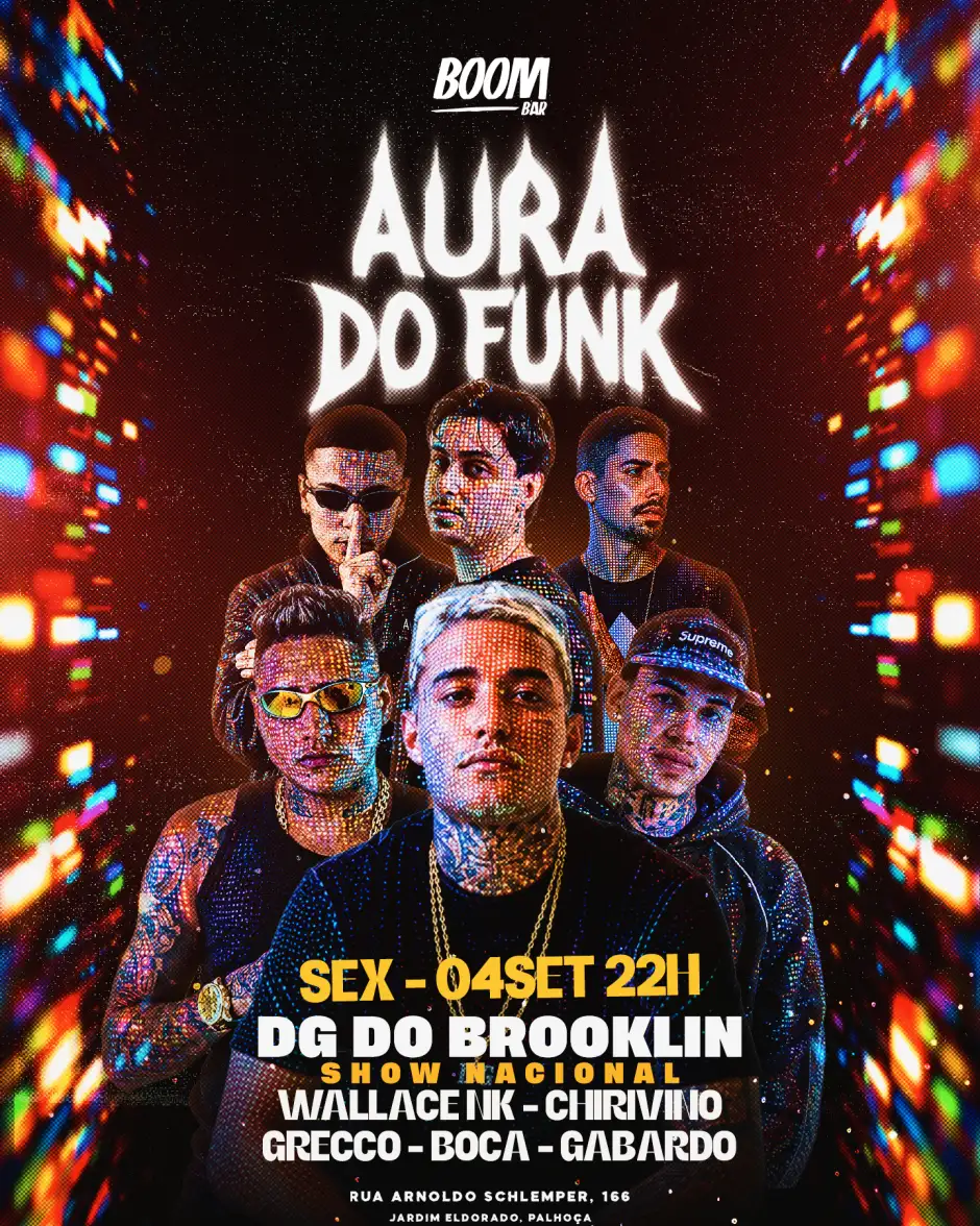 AURA DO FUNK - DG DO BROOKLYN  + DJ WALLACE NK + DJ GRECCO + OUTROS
