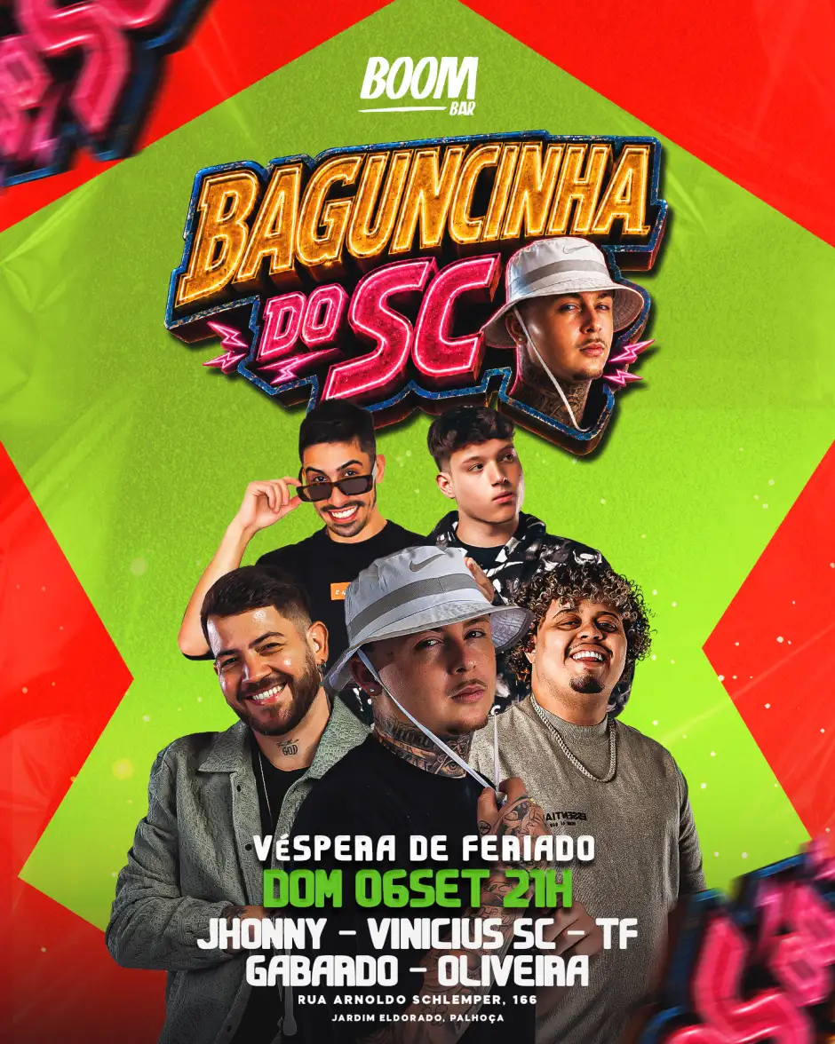 BAGUNCINHA DO SC - DJ VINICIUS SC + JHONNY + DJ TF + DJ OLIVEIRA + DJ GABARDO