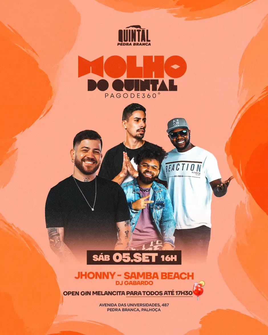 MOLHO DO QUINTAL - JHONNY + SAMBA BEACH + DJ GABARDO