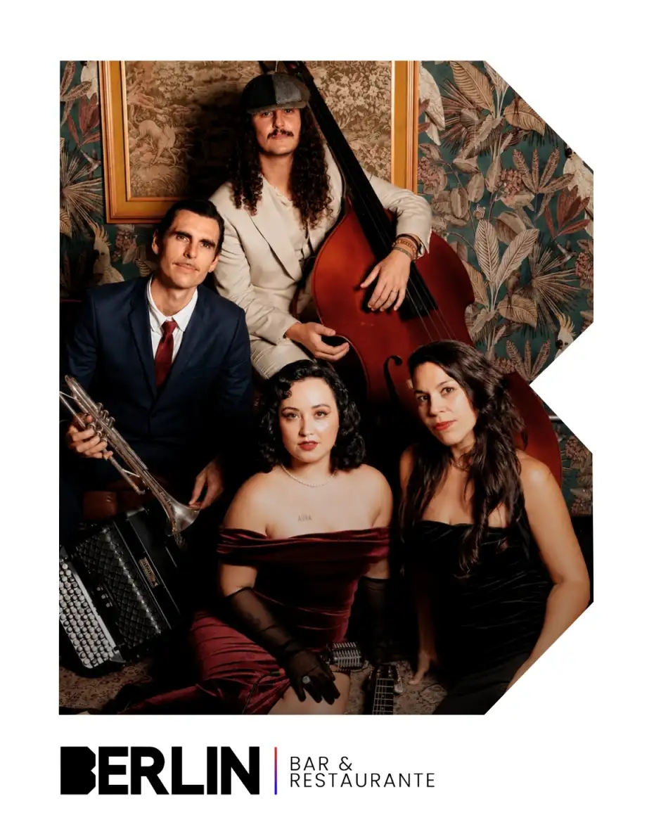 Hot Jazz com NINA ROUGE & THE LELESWING STOMPERS