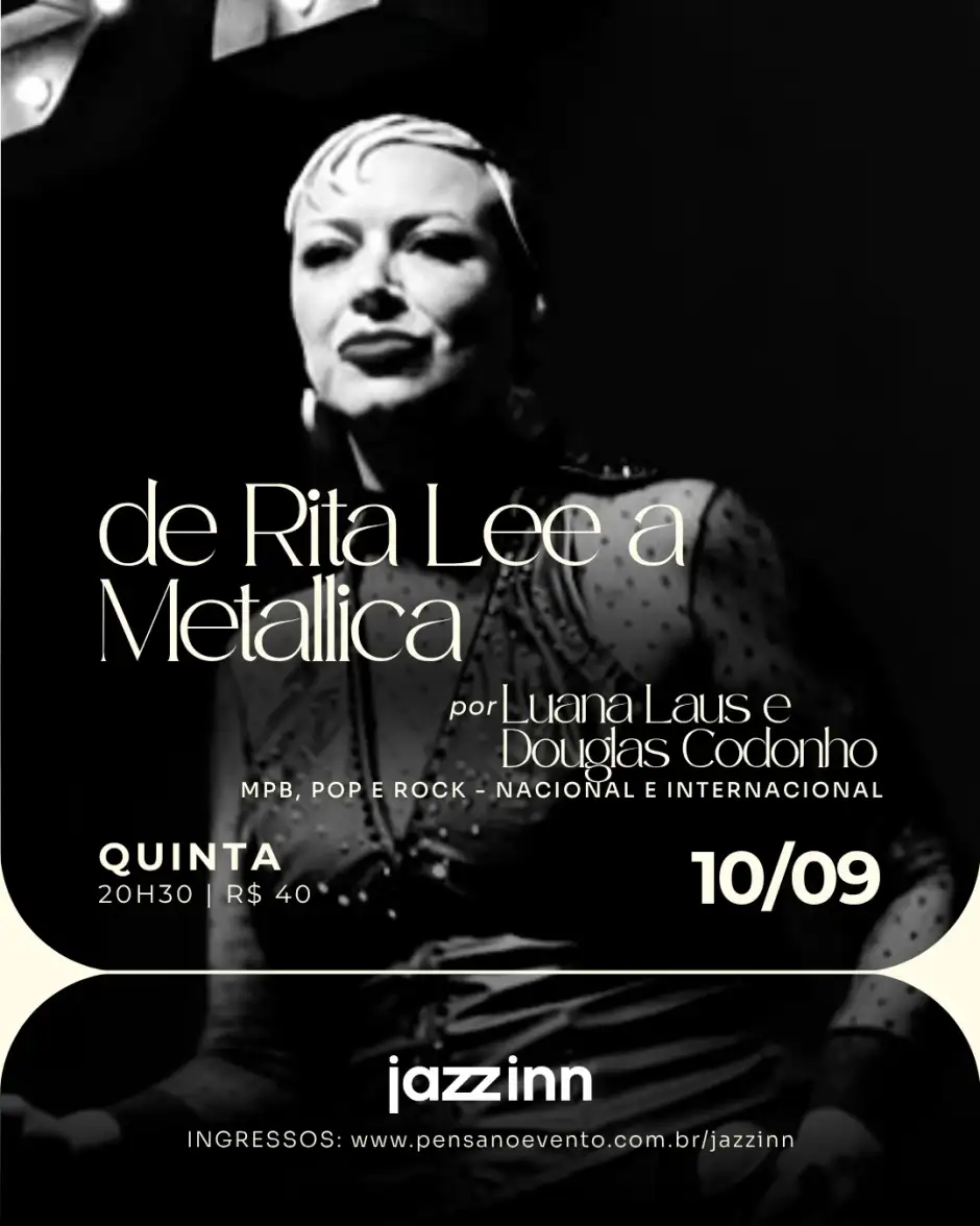 De Rita Lee a Metallica por Luana Laus e Douglas Codonho