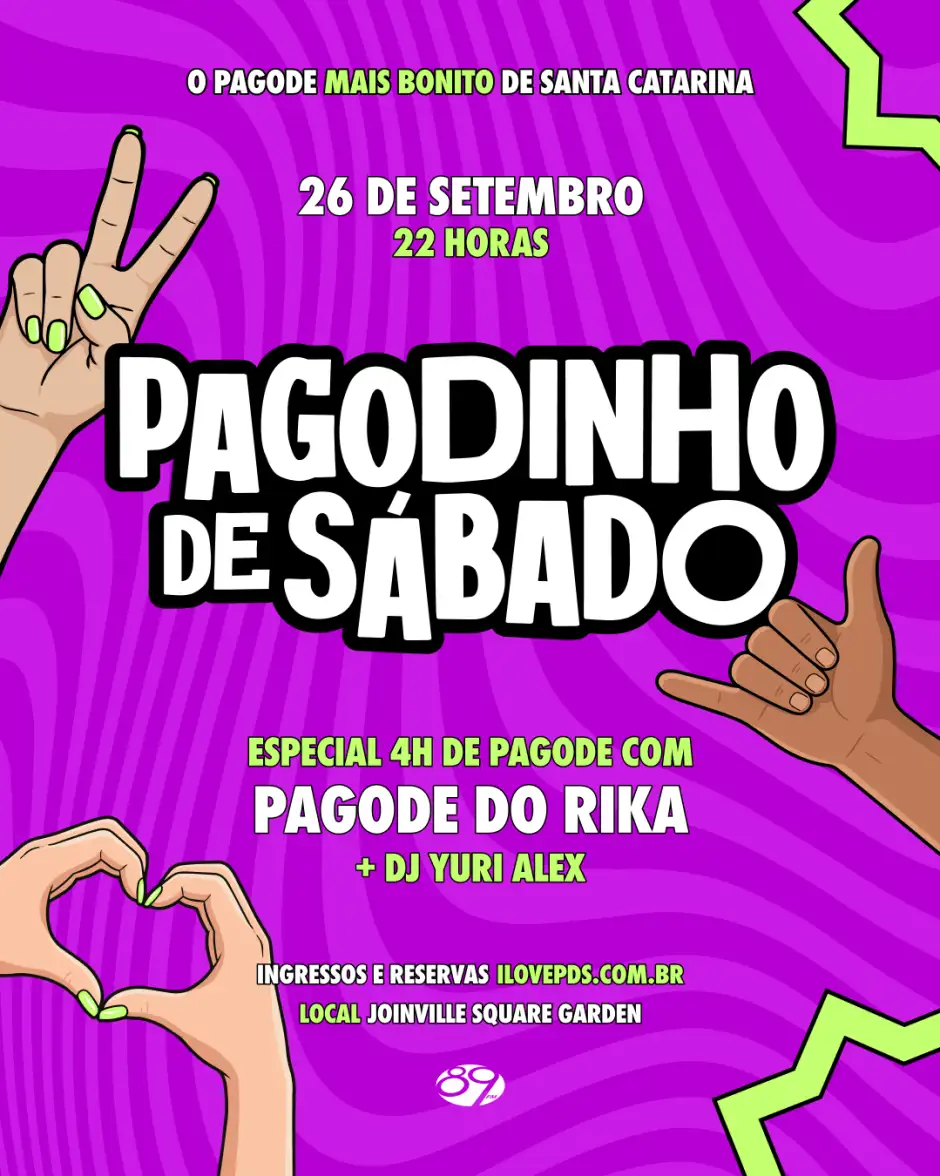 Pagodinho de Sábado | Joinville Square Garden