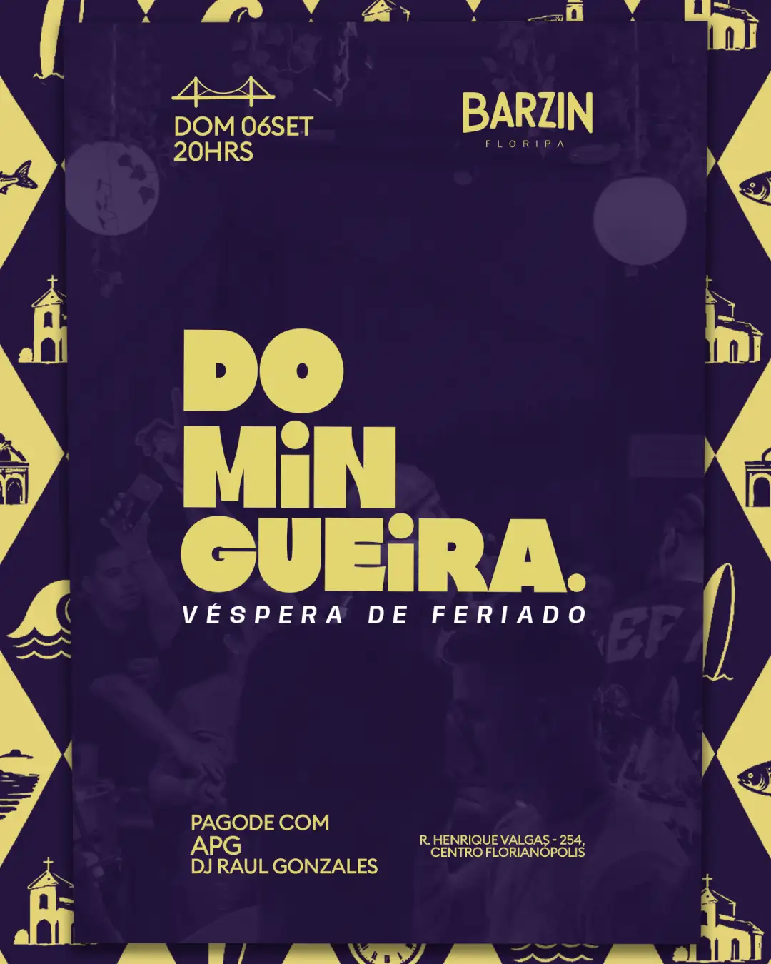 BARZIN DOMINGO 06/09 - DOMINGUEIRA - APG + DJ RAUL GONZALES
