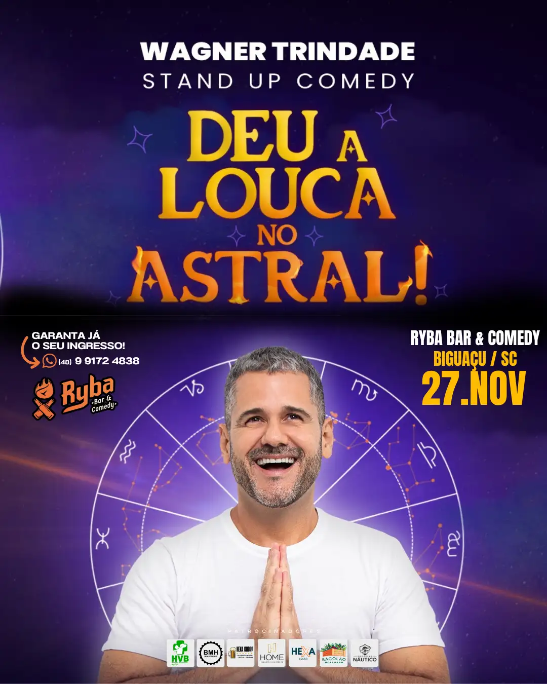 Deu a louca no alto astral