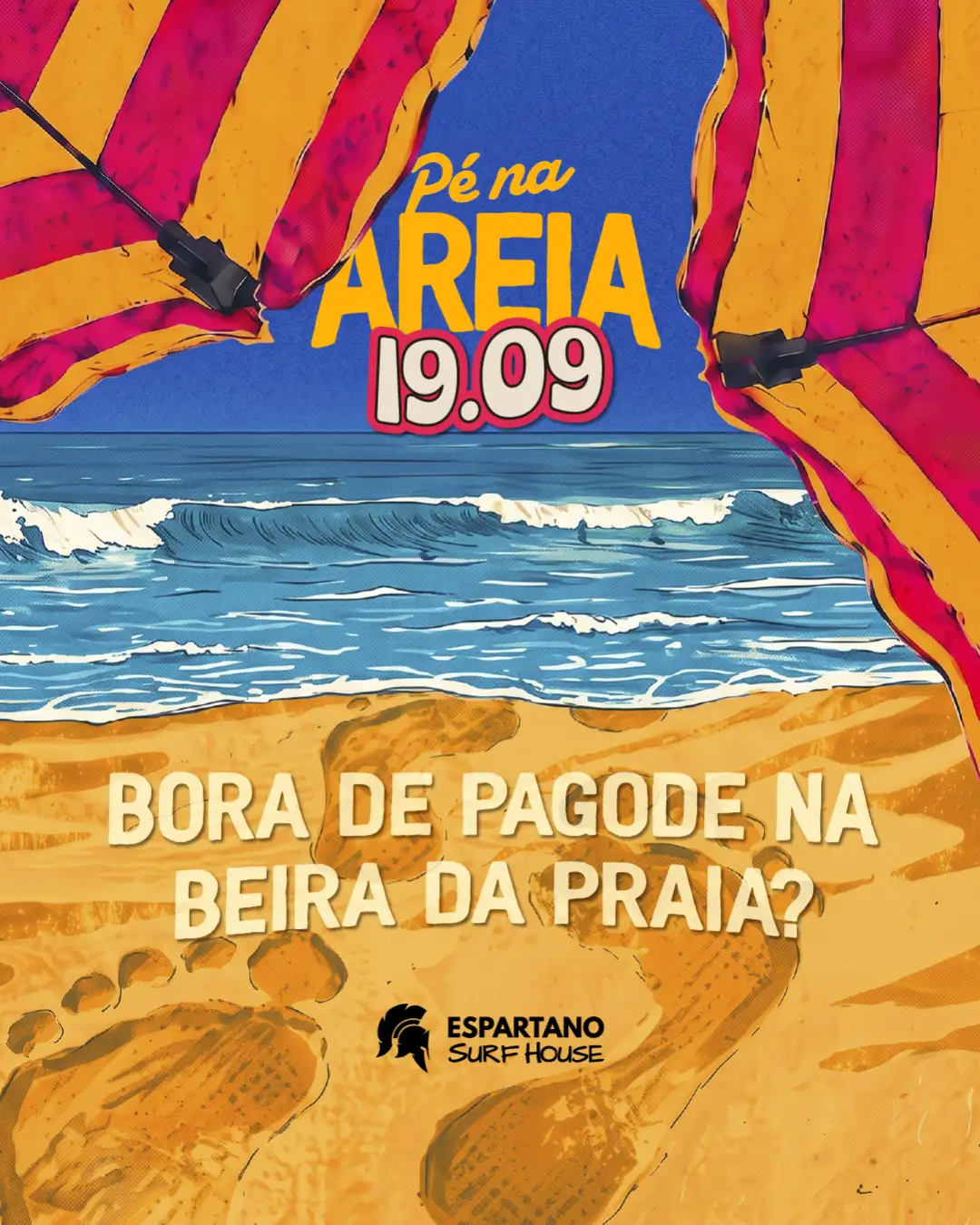 Pé na Areia