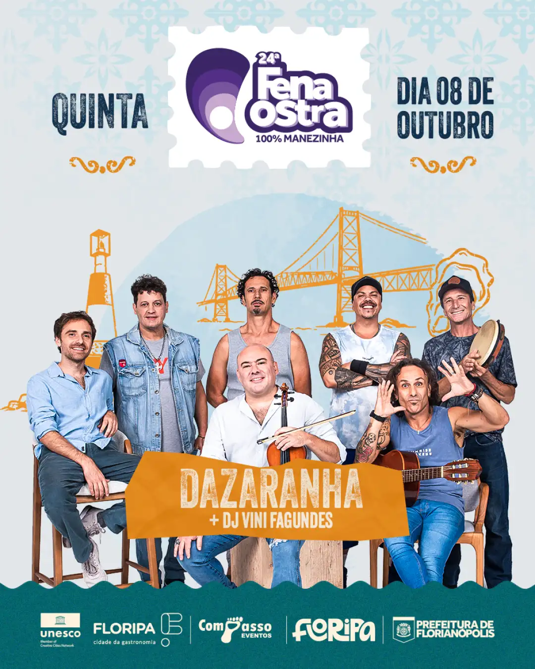 Fenaostra 2026 - Dazaranha -  Quinta-feira