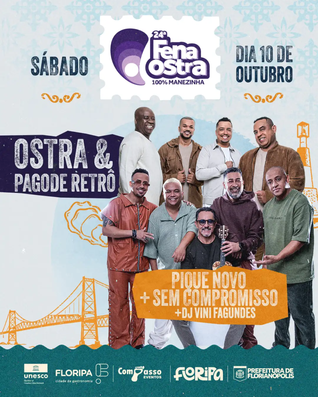 Fenaostra 2026 - Sem Compromisso com Marcelinho e Pique Novo - Sábado