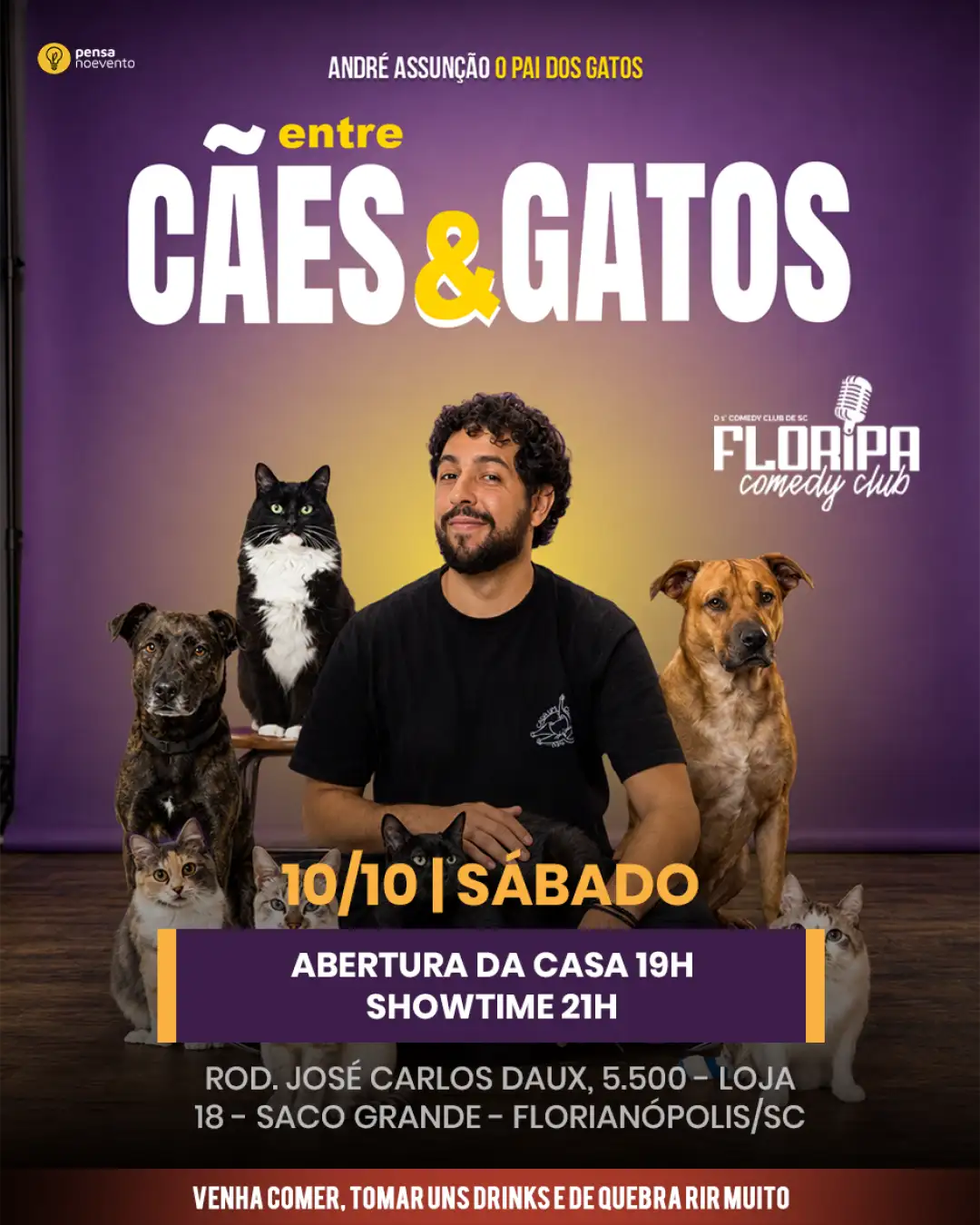 O PAI DOS GATOS - ENTRE CÃES E GATOS - 21h
