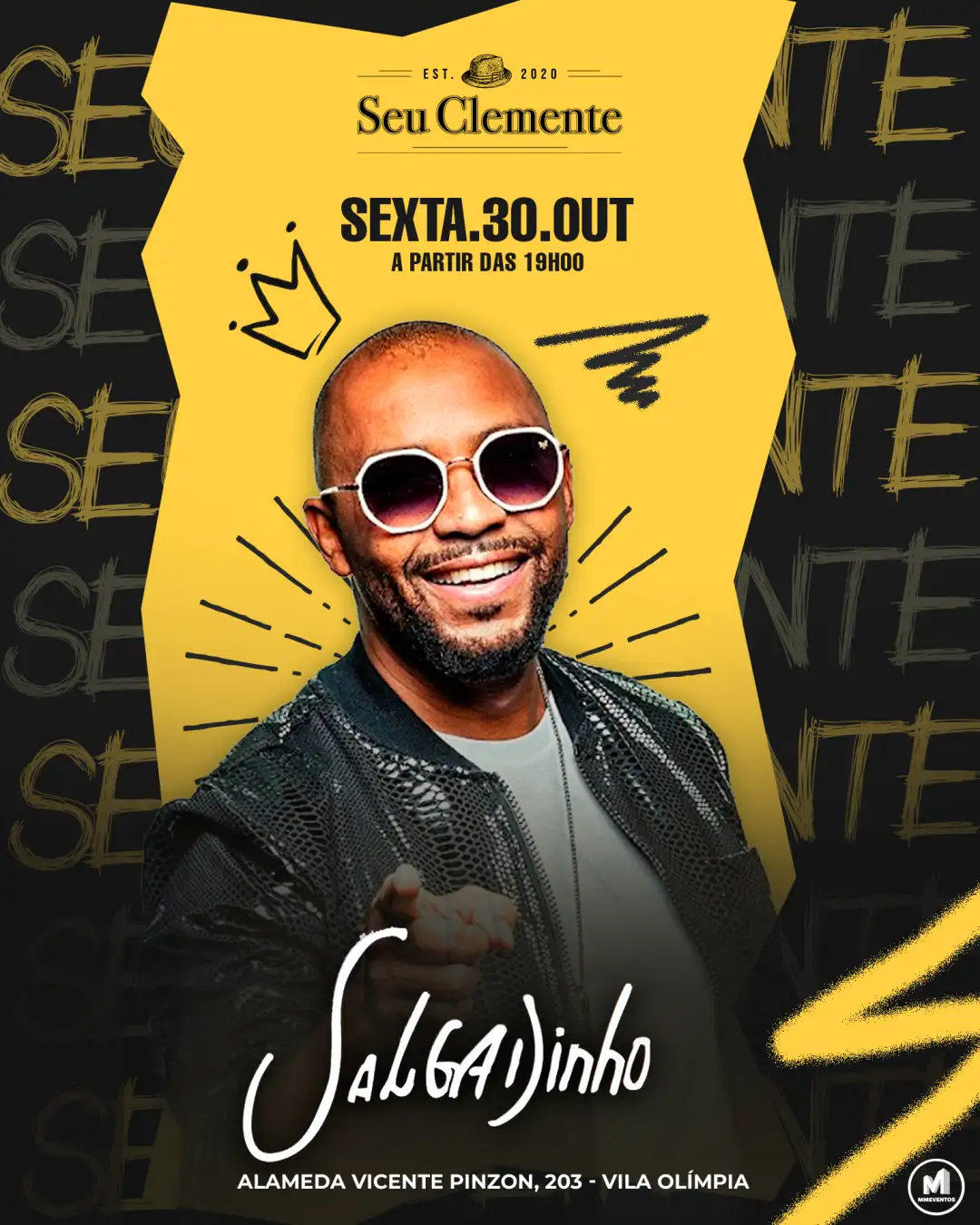 🟤 PAGODE DO SALGADINHO - 30.10 ✔️