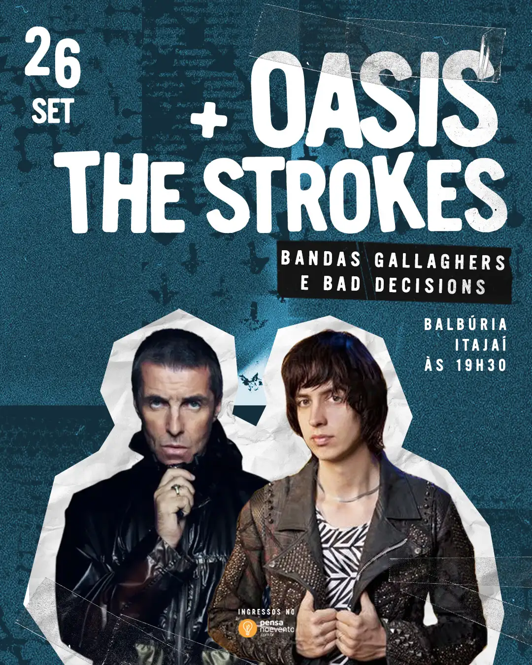 ESPECIAL OASIS  ( GALLAGHERS ) + STROKES ( BAD DECISIONS )