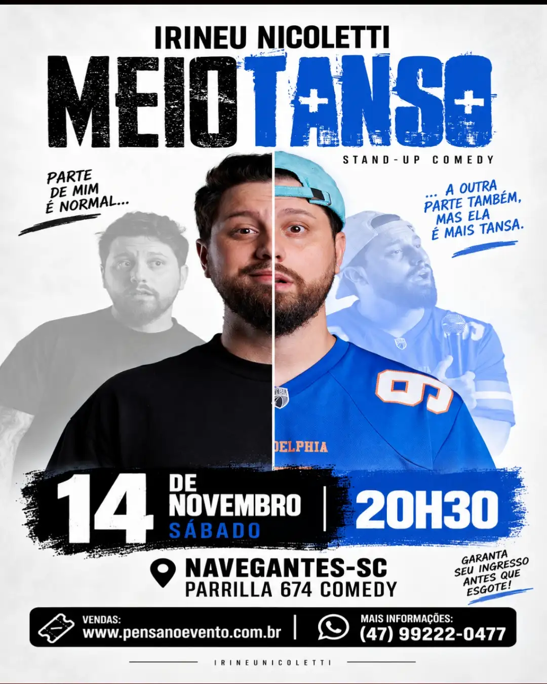 Irineu Nicoletti em MEIO TANSO