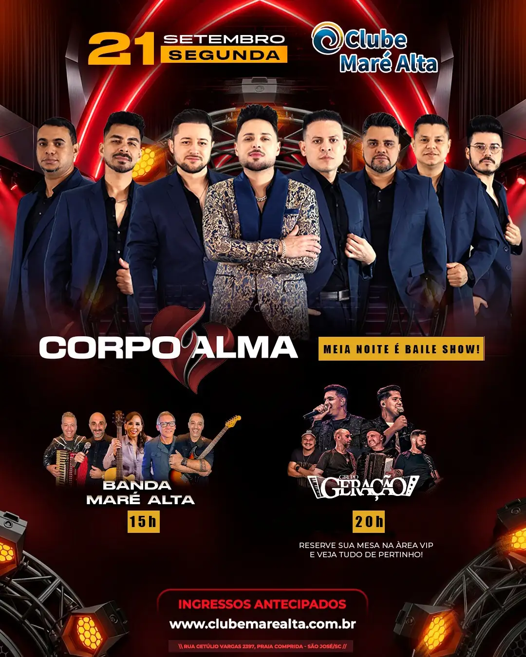Clube Maré Alta - Corpo Alma