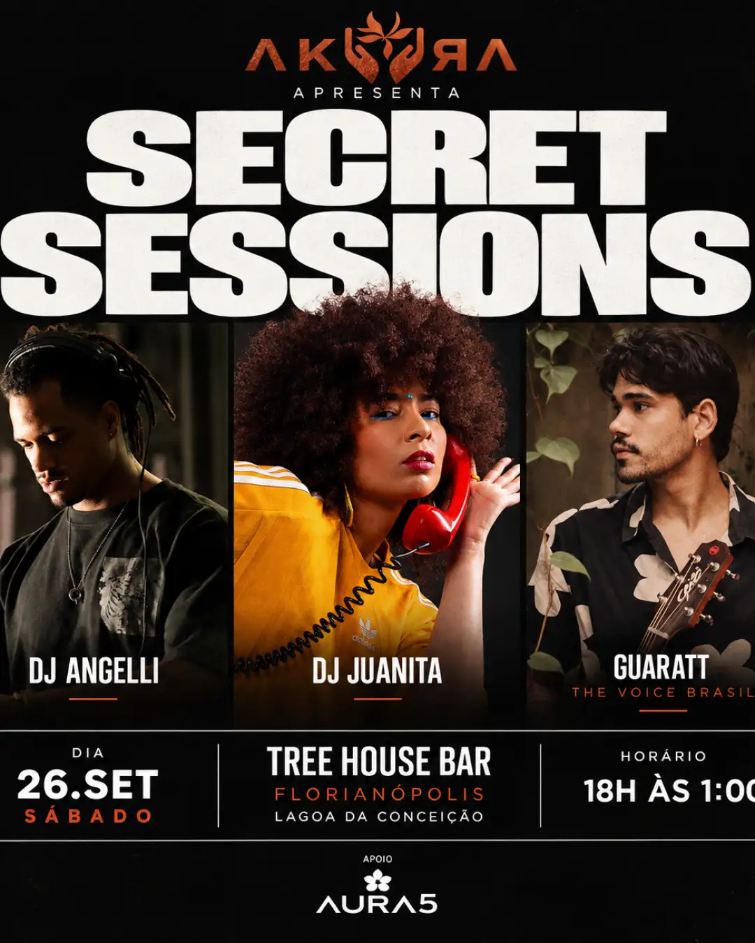 AKURA secret sessions - tree house bar