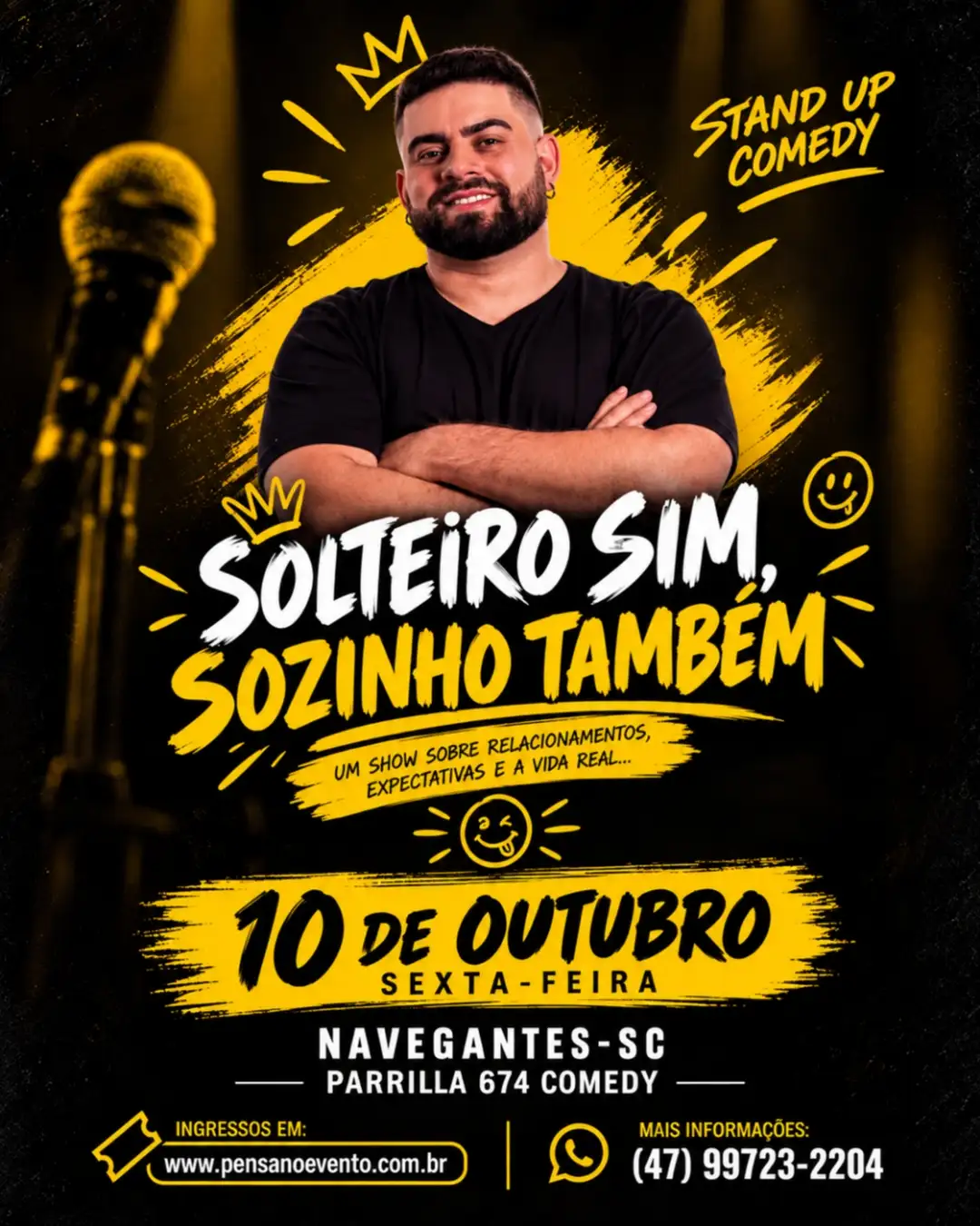 Gui Omena em SOLTEIRO SIM, SOZINHO TAMBÉM
