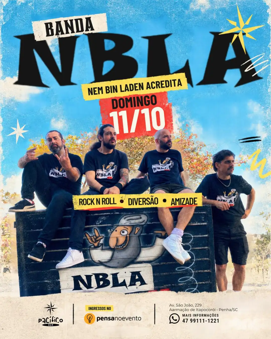 Pacífico Bar recebe NBLA!!
