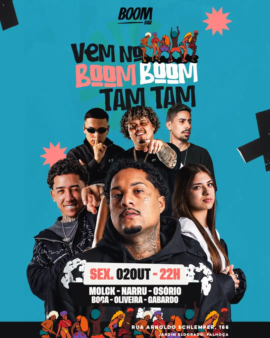 VEM NO BOOM BOOM TAM TAM - DJ NARRU + DJ MOLCK + DJ OSORIO + DJ OLIVEIRA