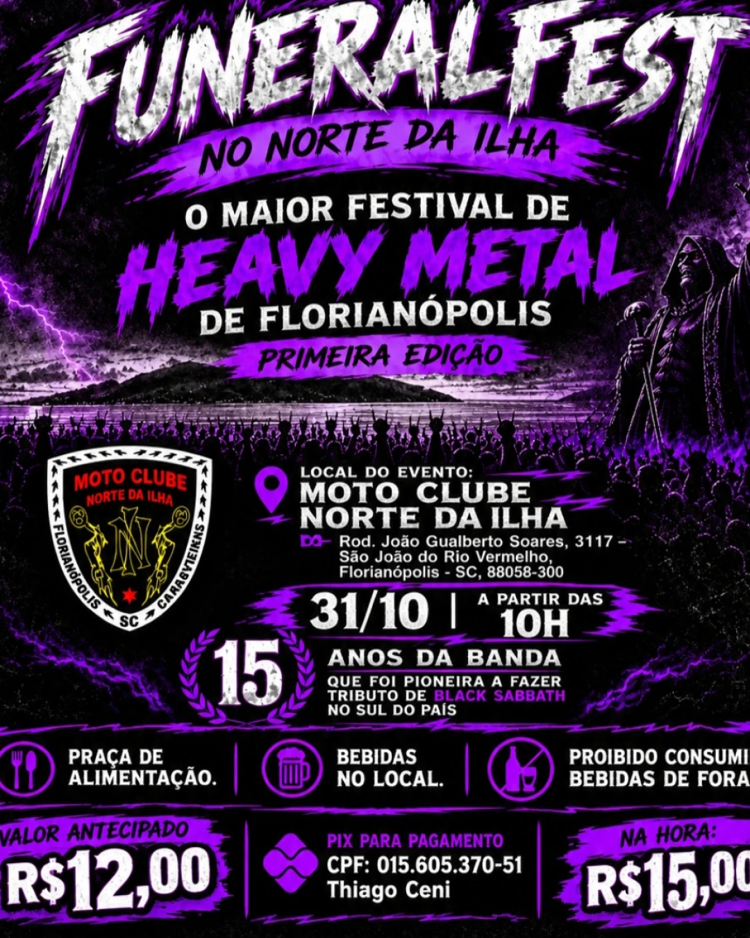 FUNERAL FEST 15 anos Da Banda Funeral Elétrico