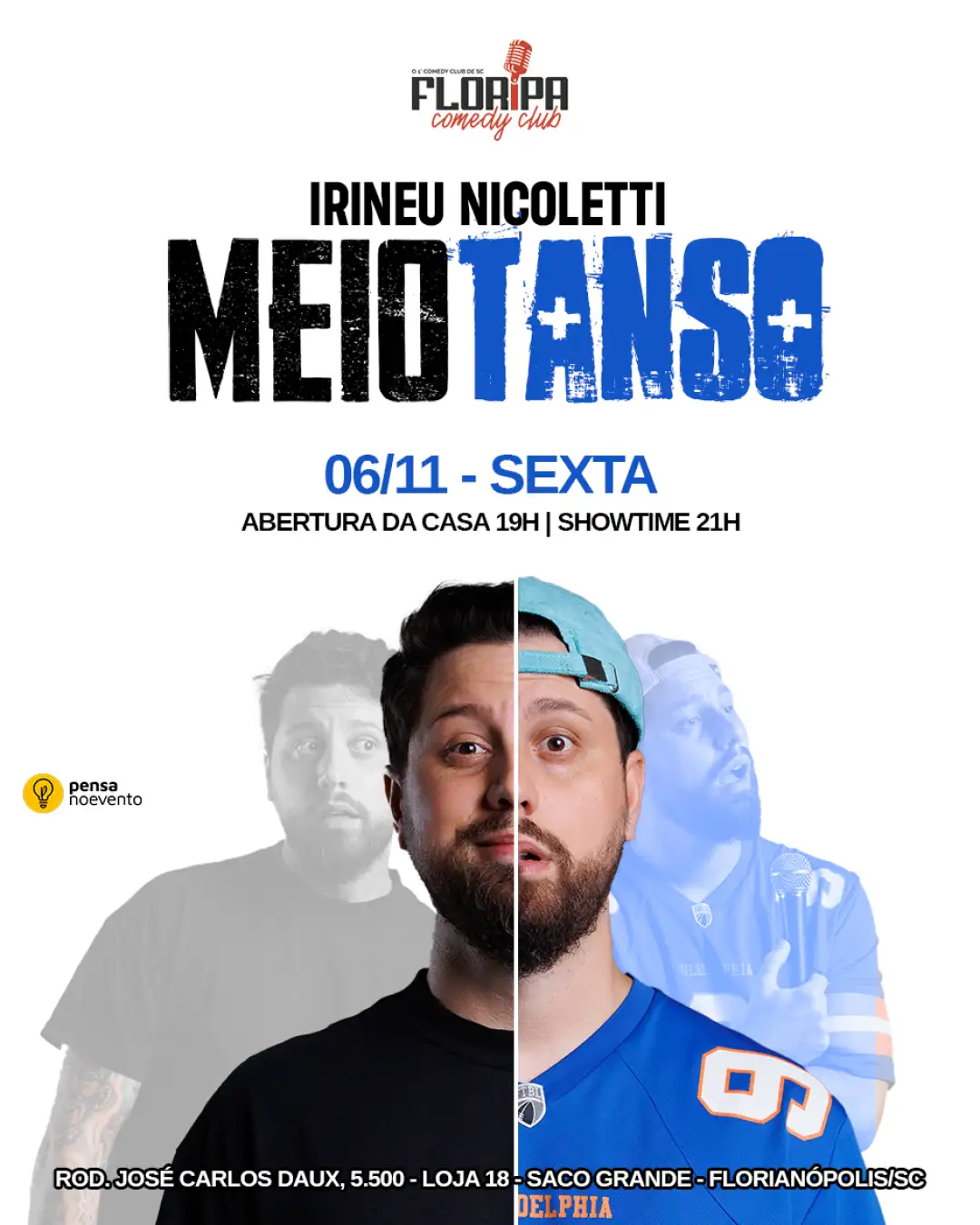 IRINEU NICOLETTI - MEIO TANSO - 21h