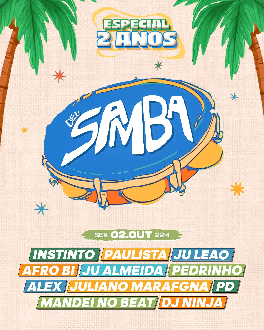 DEU SAMBA 2 ANOS