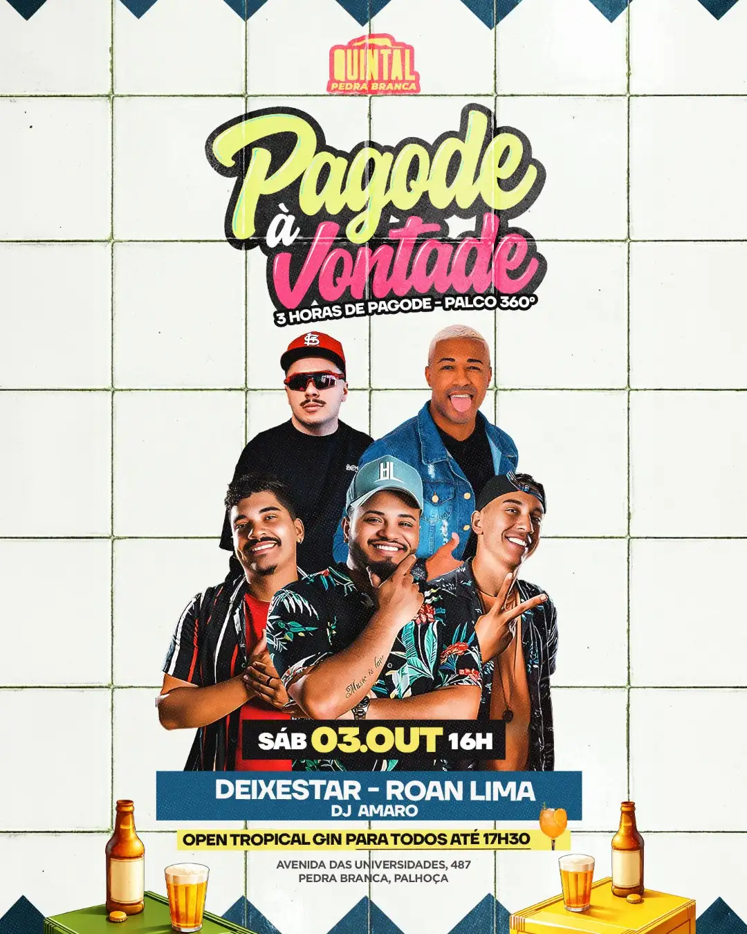 PAGODE À VONTADE - DEIXESTAR + ROAN LIMA + DJ AMARO