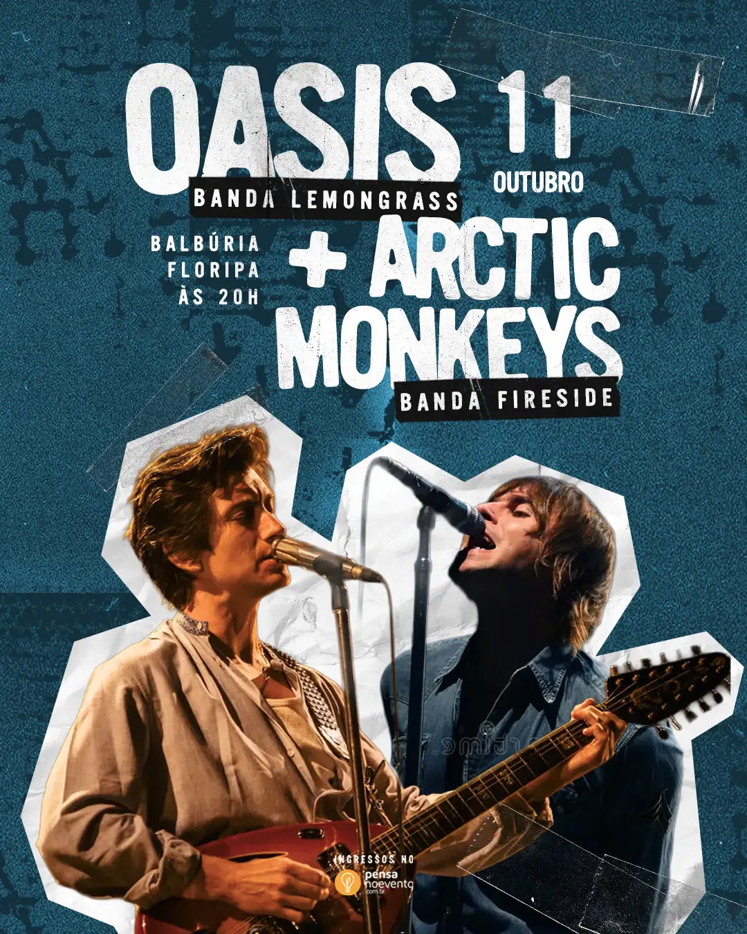 ARCTIC MONKEYS - BANDA FIRESIDE + OASIS - BANDA LEMONGRASS