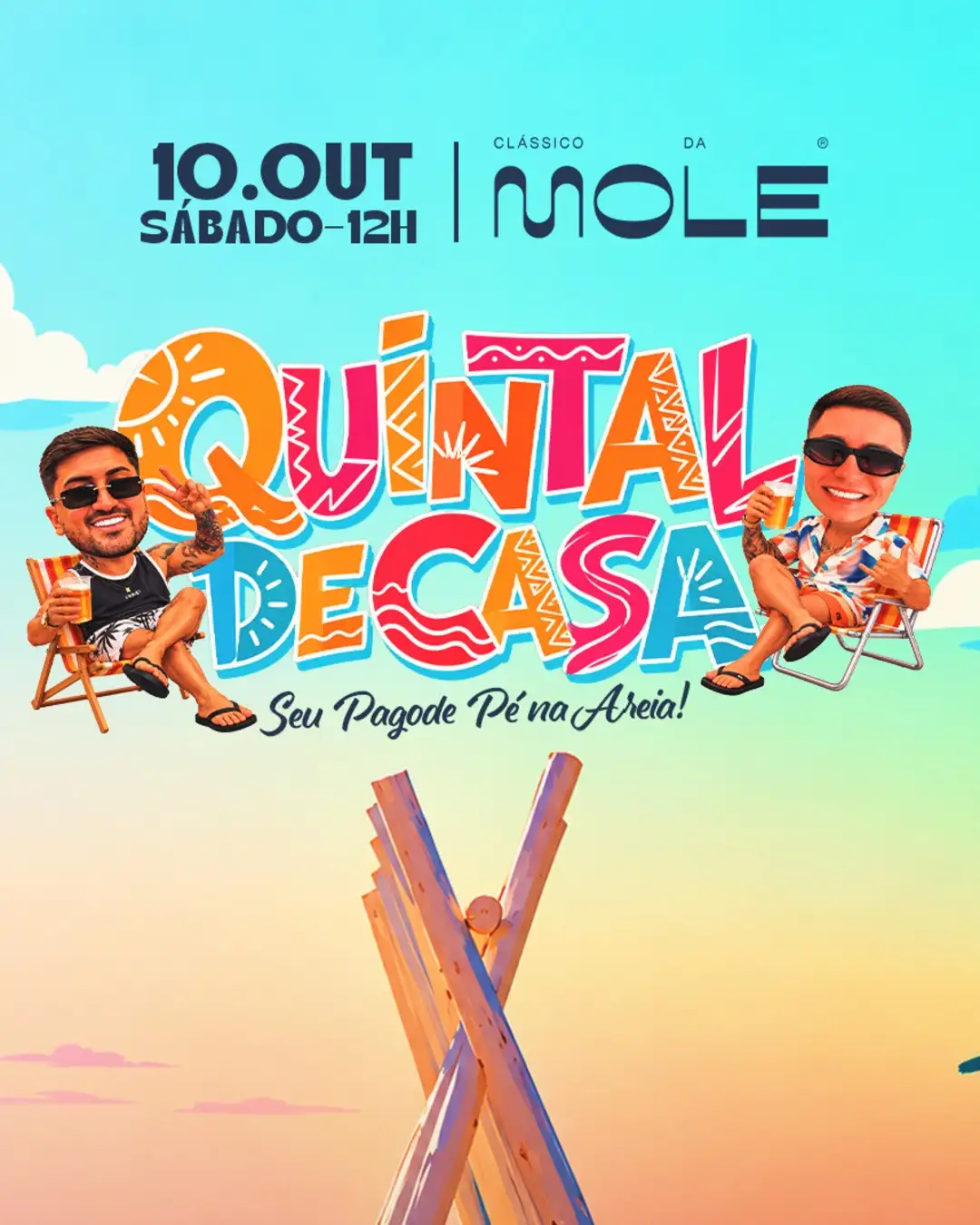 QUINTAL DE CASA - Seu pagode pé na areia!