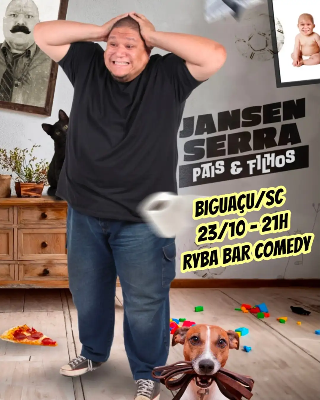 Jansen Serra país e filhos