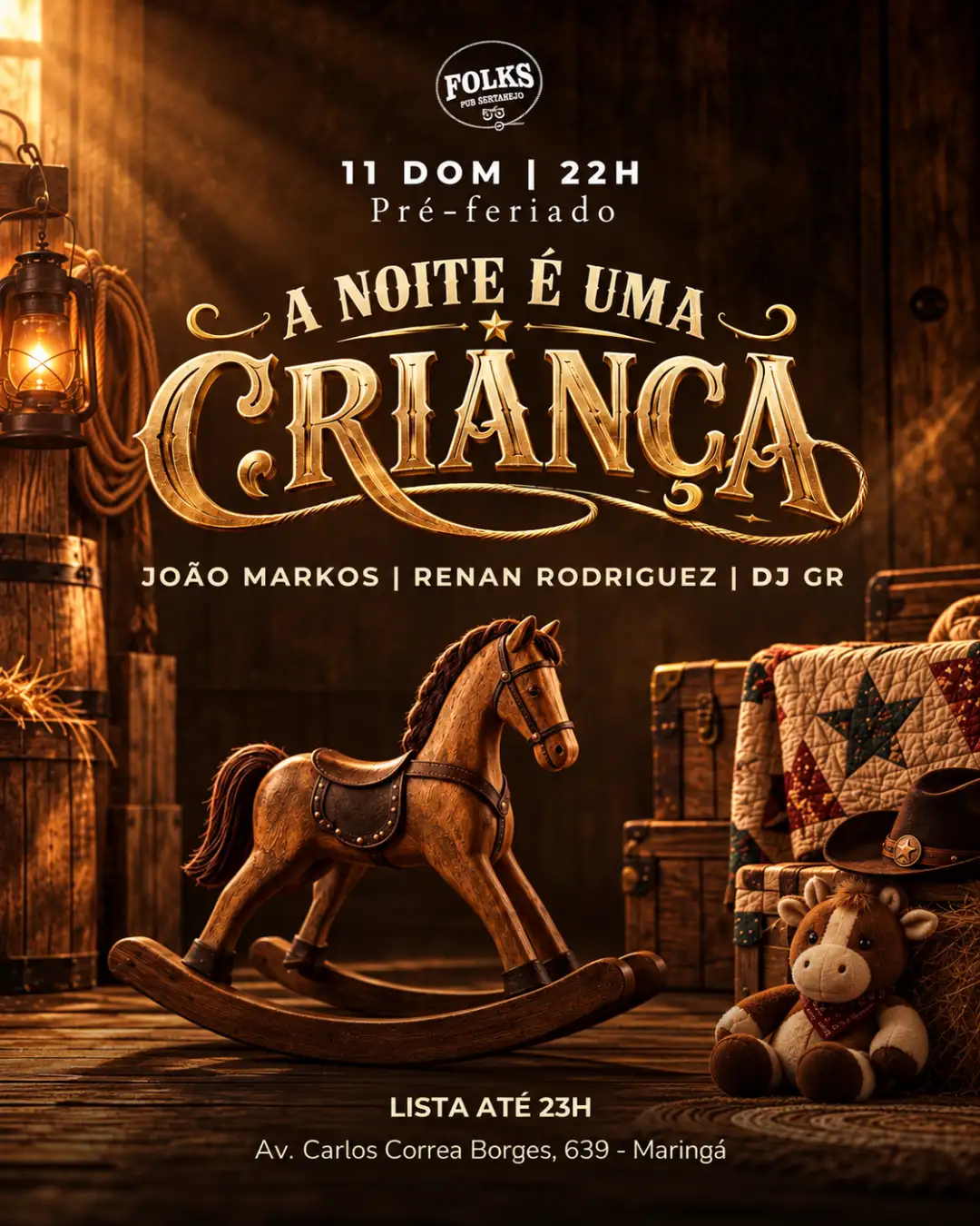 A noite é uma criança - Véspera de feriado