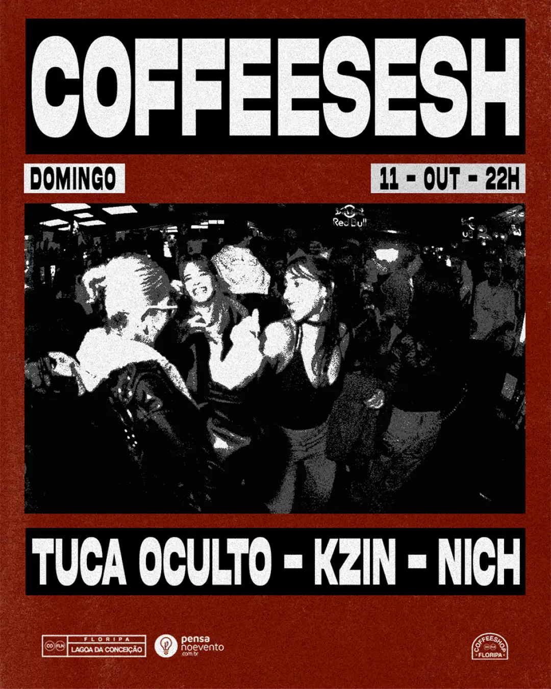Coffee Sesh apresenta Tuca Oculto, Nich & Kzin