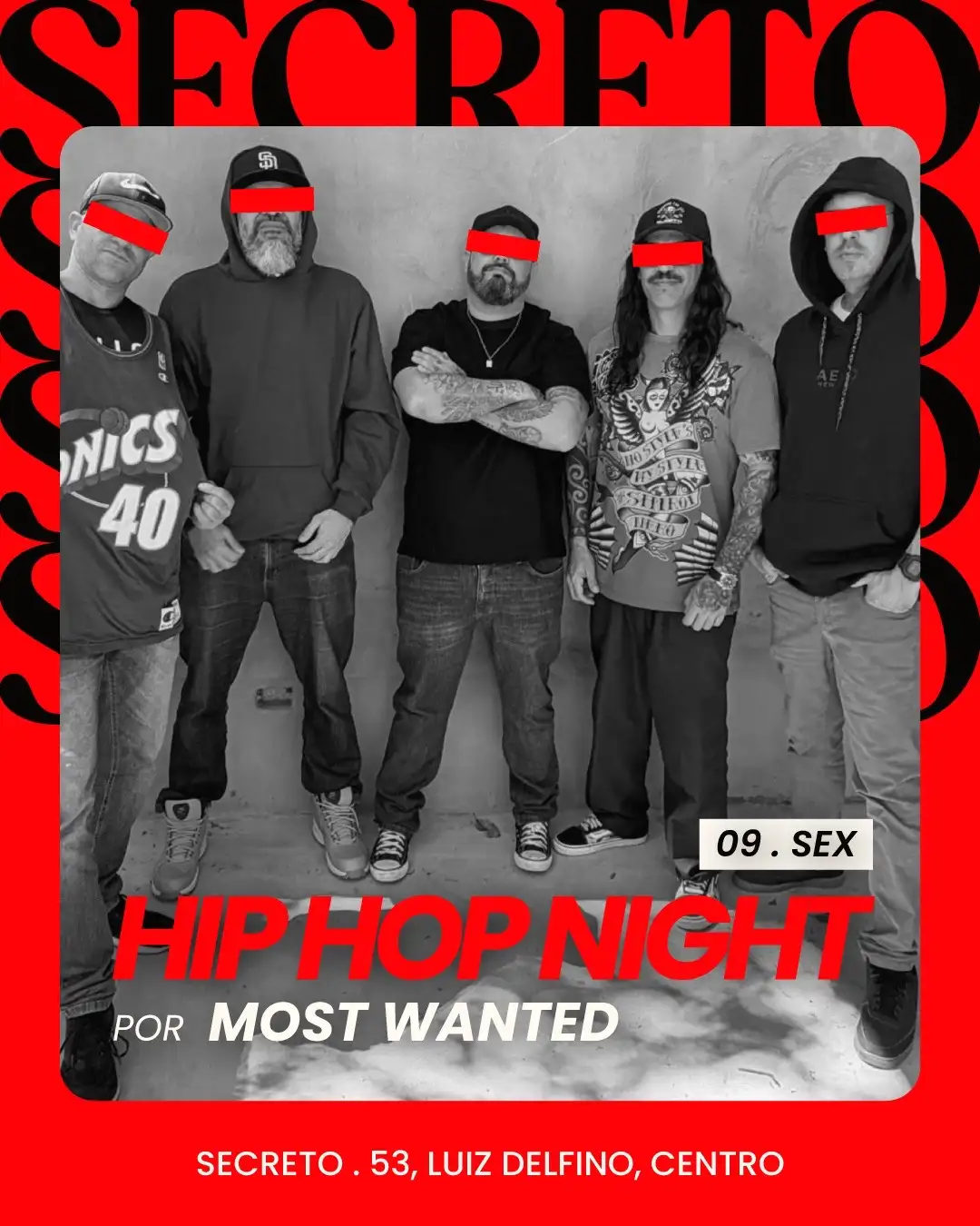 HIP HOP NIGHT por MOST WANTED