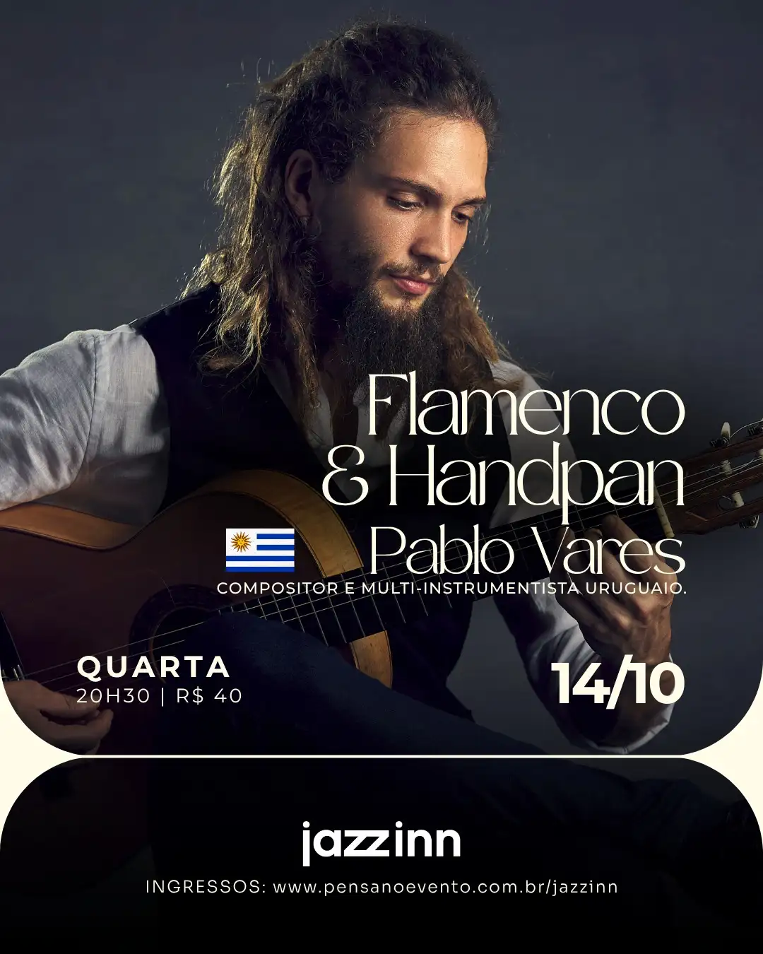 PABLO VARES (Uruguai) Flamenco & Handpan