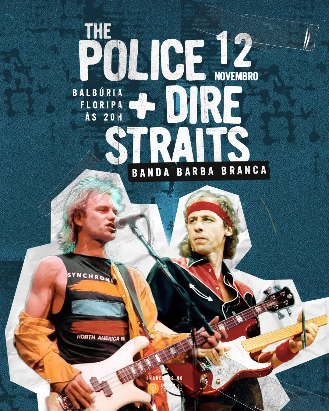 THE POLICE + DIRE STRAITS - BANDA BARBA BRANCA