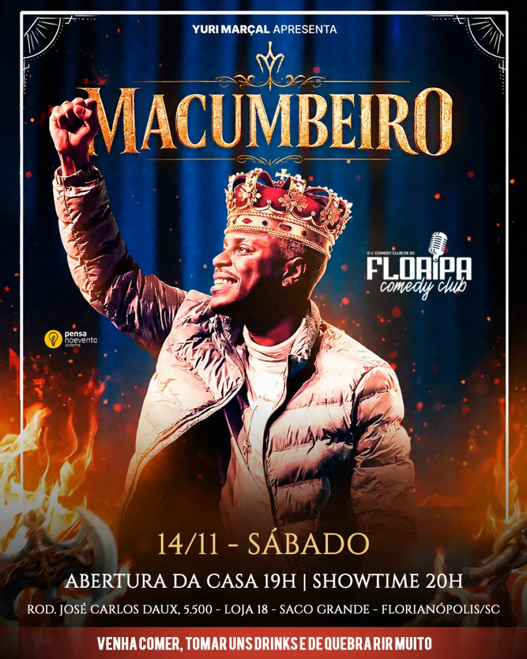 YURI MARÇAL - MACUMBEIRO - 20h