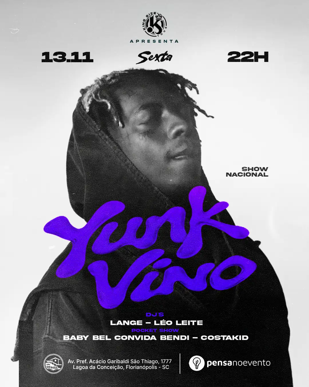 KING SIZE APRESENTA YUNK VINO