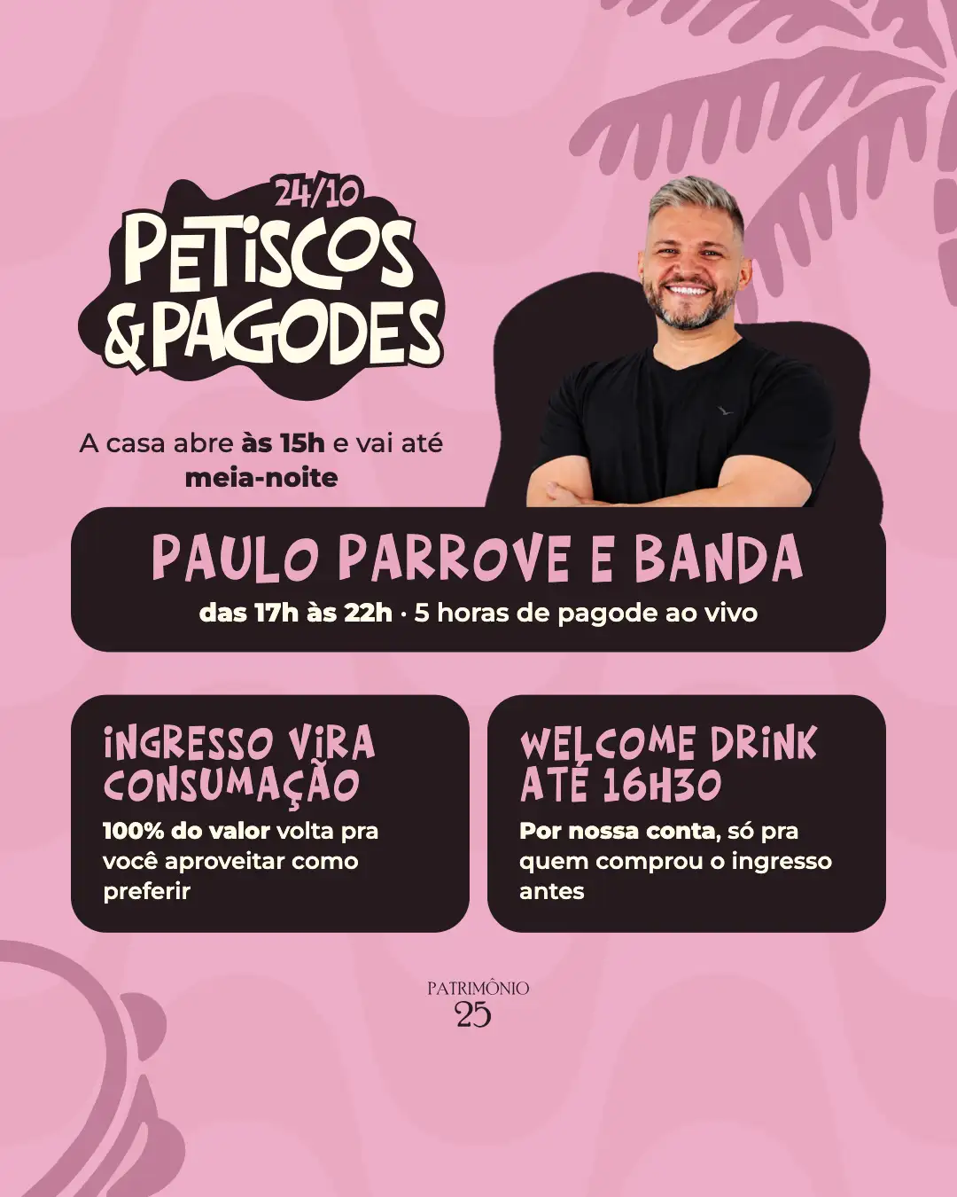 Paulo Parrove e Banda - Petiscos e Pagodes