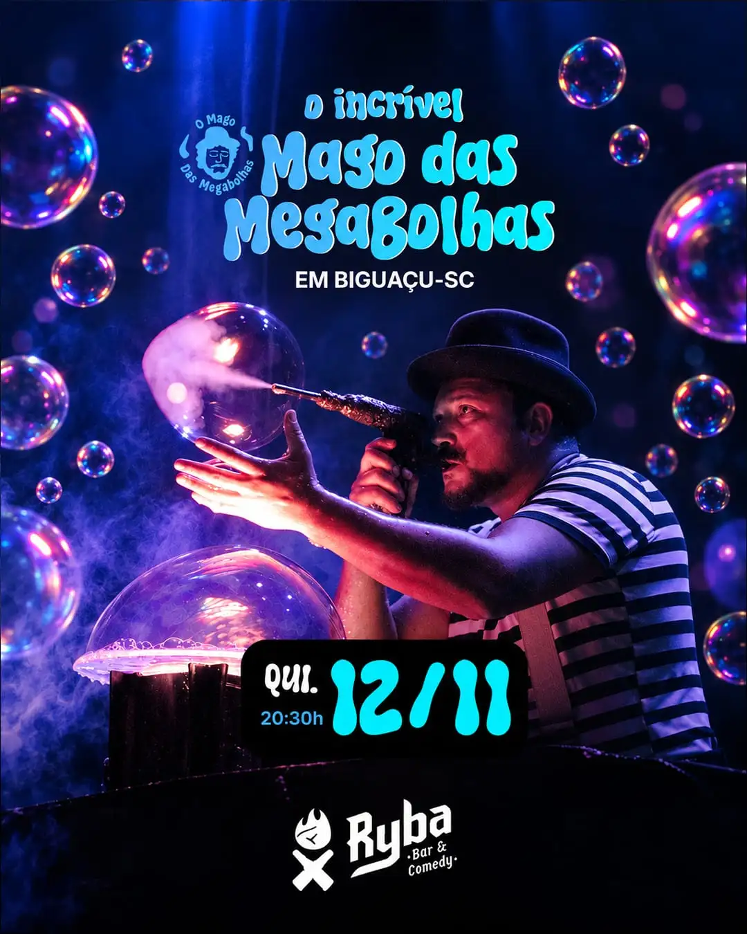 Mago das mega bolhas