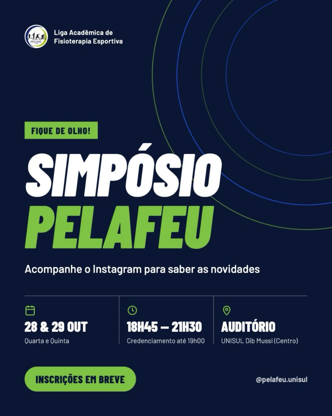 Simpósio de fisioterapia esportiva unisul