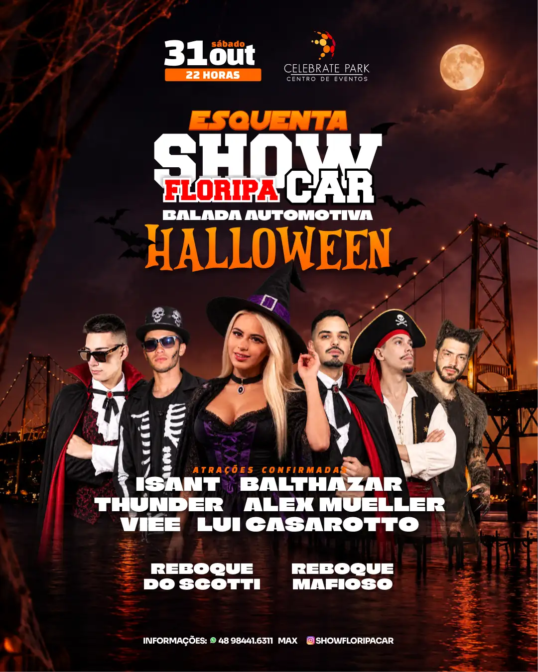 ESQUENTA SHOW FLORIPA CAR | HALLOWEEN