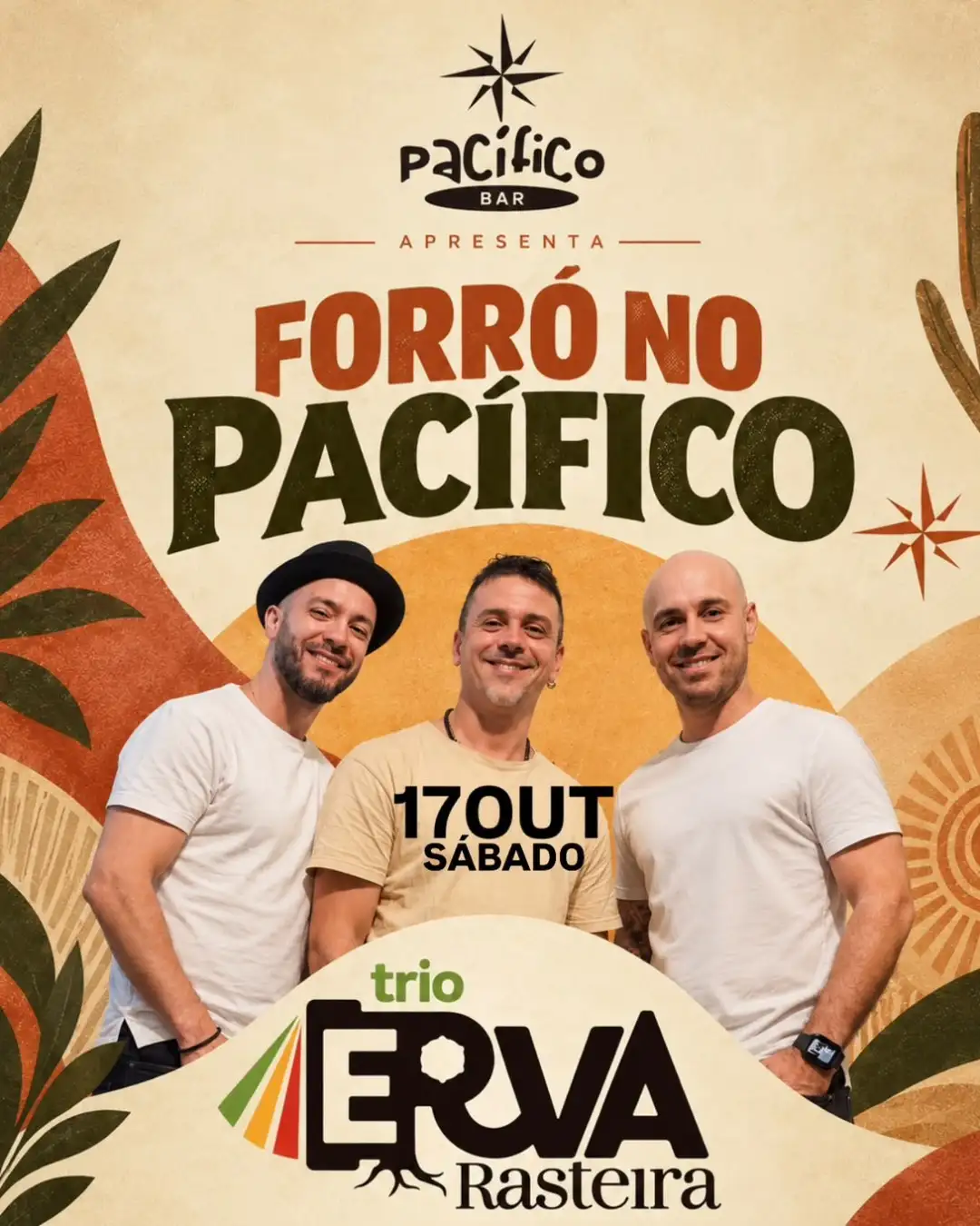 Forró no Pacífico com Trio Erva Rasteira!!
