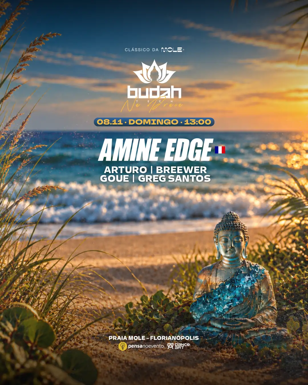 BUDAH TECH na praia -  Amine Edge
