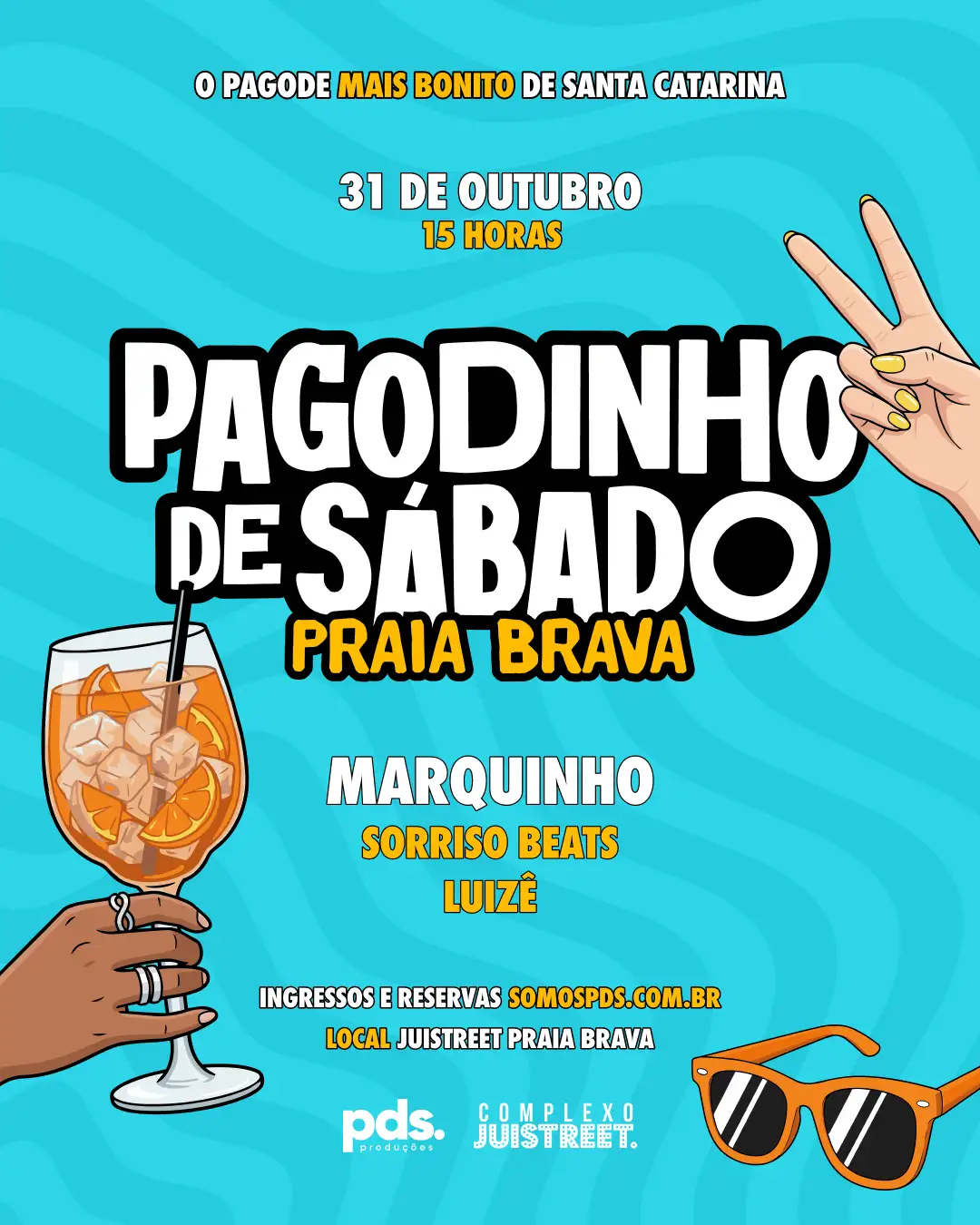 Pagodinho de Sábado | Praia Brava