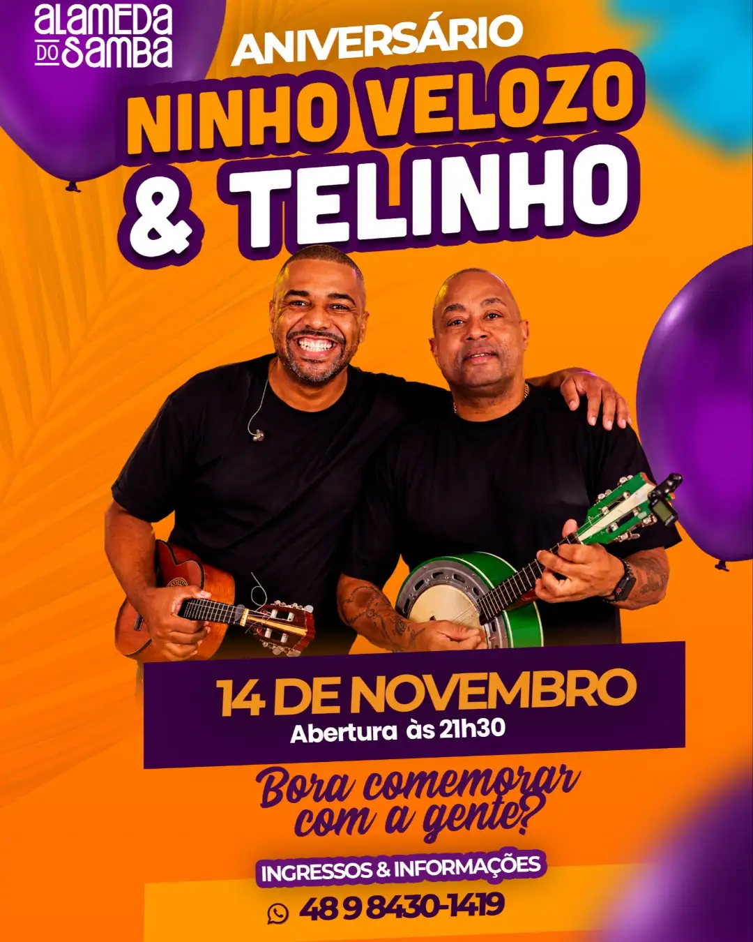 Especial Aniversário Telinho e Ninho Velozo