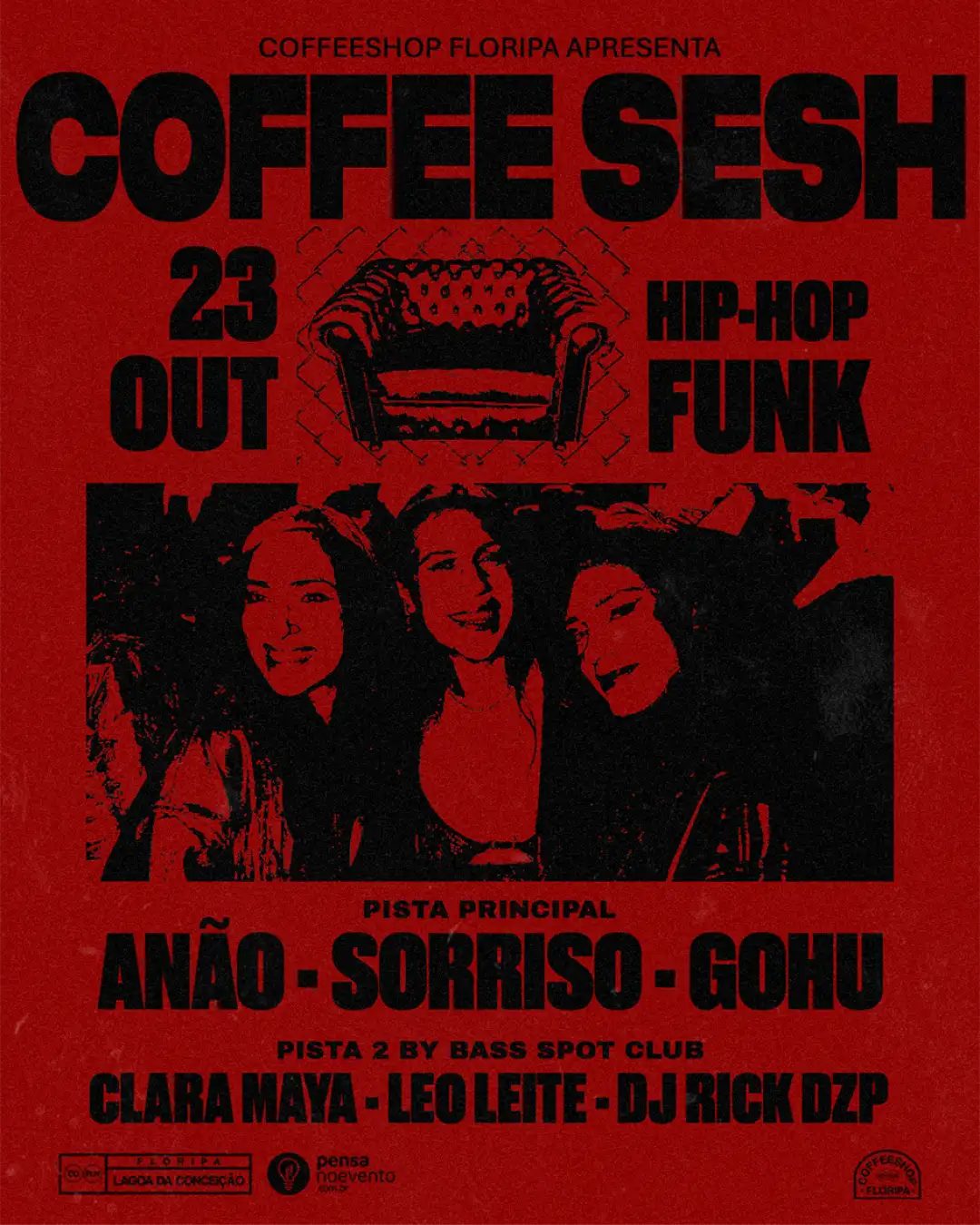 Coffee Sesh apresenta DJ Anão, Sorriso Beats e Gohu